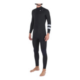 Long John Hurley Advantage 2/2mm Manga Longa Chest Zip Black
