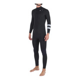 Long John Hurley Advantage 2/2mm Manga Longa Chest Zip Black