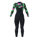 Long John Manga Longa Mormaii Diva Feminino 3-2mm Pro Surf