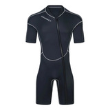 Long John Neoprene Preto Surf Mergulho Térmico 3mm Curto