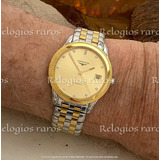 Longines Automático Safira Aço E Ouro 13 Diamantes Masculino