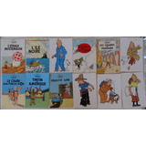 Lote 12 Cartões Postais Do Tintin