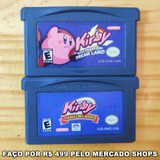 Lote 2 Jogos Kirby Originais Gba Game Boy Advance Faço 499