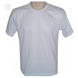 Lote 20 Camisetas Lisa 100% Poliester Camisa Para Sublimação