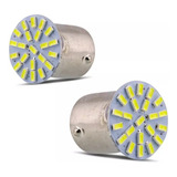 Lote 20 Lampada 67 Led Ba15s 6000k Lanterna Seta Ré Pisca