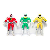 Lote 3 Power Rangers Turbo Bandai Bonecos Anos 90