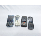 Lote 4 Celulares Antigos Motorola Nokia Sony Ericsson Leia