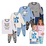 Lote 4 Conjuntos Pijama Infantil Menino