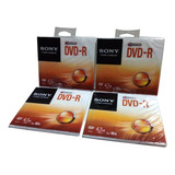 Lote 4 Dvd-r Sony - 4.7