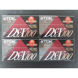 Lote 4 Fitas Cassete Tdk Ds-x