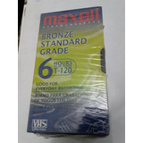Lote 4 Fitas Vhs-maxell Bronze Standard