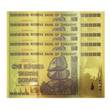 Lote 5 Notas 100 Trilhões De Dólares Do Zimbabwe - Fancy