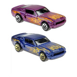 Lote 68 Shelby Gt500 Hot Wheels Flames 1/64 C/2 Miniaturas 