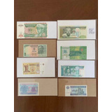 Lote 8 Cedulas Estrangeiras Fe