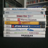 Lote 8 Jogos Nintendo Wii Americano 
