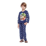 Lote 9 Pijamas Heróis Infantil Inverno