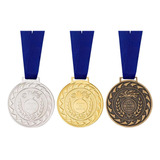 Lote 90 Medalhas Esportivas Metal Grandes 50mm Honra Mérito