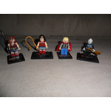 Lote Bonecos Miniatura Super Heróis ( Marvel Dc ) Tipo Lego