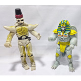 Lote Bonecos Power Rangers Bandai Esqueleto E Esfinge