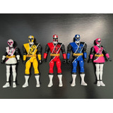 Lote Bonecos Power Rangers Ninja Steel - Bandai