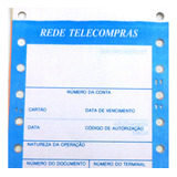 Lote C 10 Formulários De Antiga Máquina De Cartão (1071)