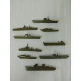 Lote C/9 Miniaturas Navios Militares Antigos