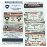 Lote Coleção 9 Ingresso Futebol Botafogo Raridade