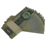 Lote Com 10 (dez) Notas De 1 Cruzeiro = Antigas, Circuladas.