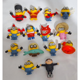 Lote Com 14 Bonecos Minions Coleção Mc Donalds Brinquedo