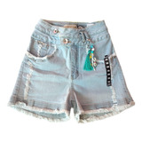 Lote Com 2 Shorts Jeans Feminino