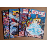Lote Com 4 Hq Edge Os Novos 52! Editora Panini Comics Dc Liga Da Justiça , Batman , Superman Flash Rafinha Gibi