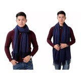Lote Com 5 Cachecol Pashmina Xale Lã Scarf Masculino Ref:273