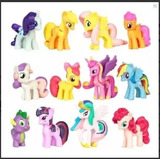 Lote De 12 Mini Bonecos My Little Poney My Pony - No Brasil