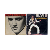 Lote De 2 Discos Lp Vinil Elvis Presley Colecionável Vintage