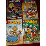 Lote De 4 Revistas Em Quadrinhos Disney Ed Abril 