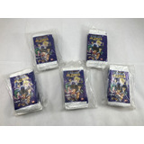 Lote De 5 Envelopes De Figurinhas Cavaleiros Do Zodíaco Lacr