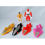Lote De Acessórios Bonecos Power Rangers Galaxy Gliders 