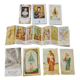 Lote De Cartões Religiosos Católicos Santinhos Anos 20 A 50