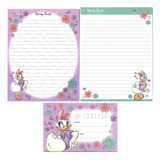 Lote De Papel De Carta Importado Disney Donald Margarida 2