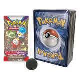 Lote Pokémon 100 Cartinhas Originais Sem Repetidas