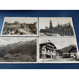 Lote R Com 4 Unidades Cartão Postal Antigo