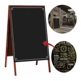 Lousa Cavalete Quadro Negro Restaurante Padaria Bar 70x50