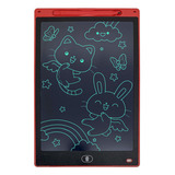 Lousa Mágica Infantil 12 Polegadas P/ Desenhar Tablet Lcd Hc Cor Vermelha