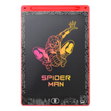 Lousa Mágica Led Tablet Lcd Homem Aranha Infantil + Caneta