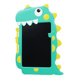 Lousa Magica Tablet Infantil Lcd Dinossauro Cor Verde-claro