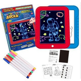 Lousa Magica Tablet Magic Led Canetinhas Coloridas Neon 3d