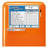 Lousa Magnética Quadro De Tarefas Escreve Apaga Azul