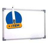 Lousa Quadro Branco 120x90cm Moldura Soft Alumínio + Caneta