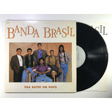 Lp Banda Brasil Pra Bater Um Papo Encarte - De