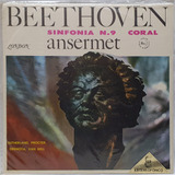 Lp Disco Beethoven - Sinfonia N.9 Coral Ansermet